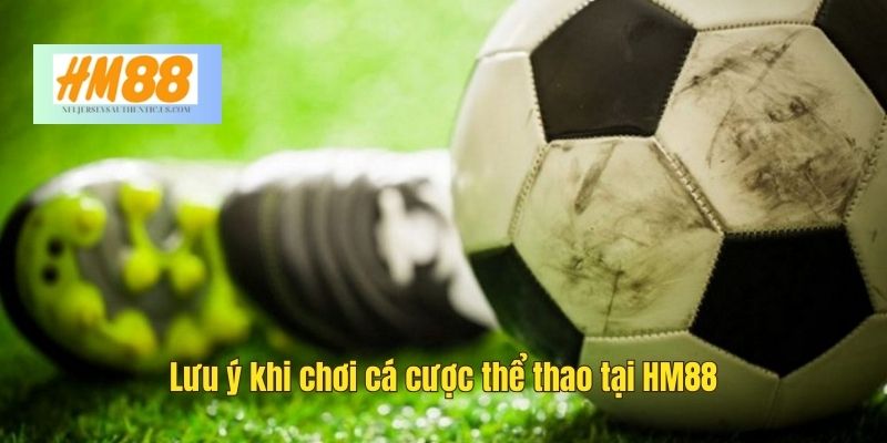 Lưu ý khi chơi cá cược thể thao tại HM88